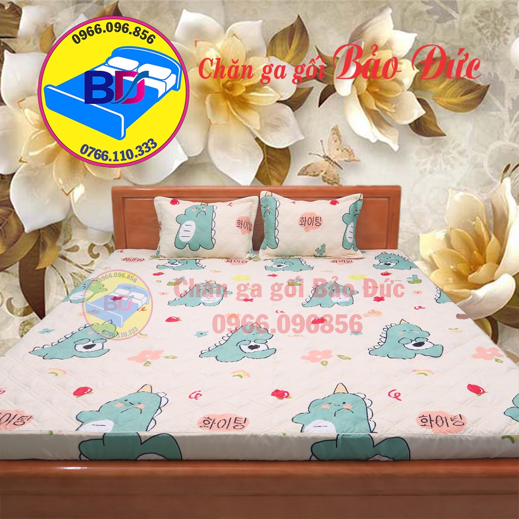 Ga giường trần bông, ga bo chun, đầy đủ kích thước, đa dạng mẫu mã