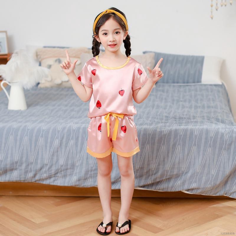 Set Đồ Ngủ Pijama Dễ Thương Cho Bé Gái