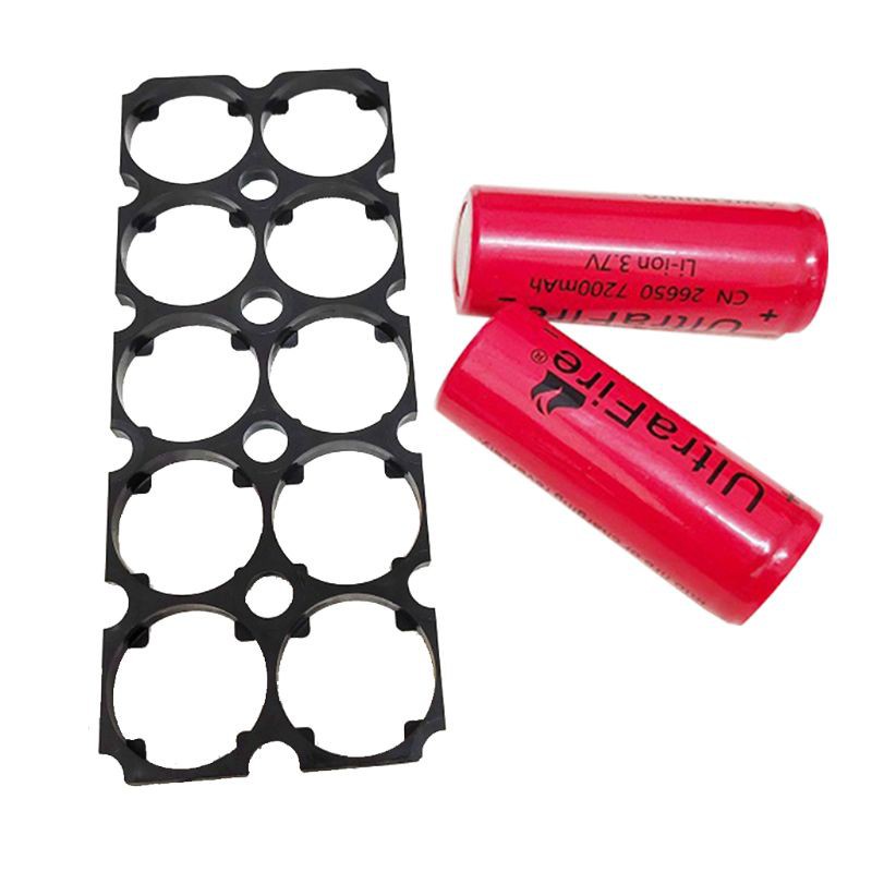 Bộ 20 Giá Đỡ Pin Chống Rung 32650 1x2 Cho Túi Pin 32650