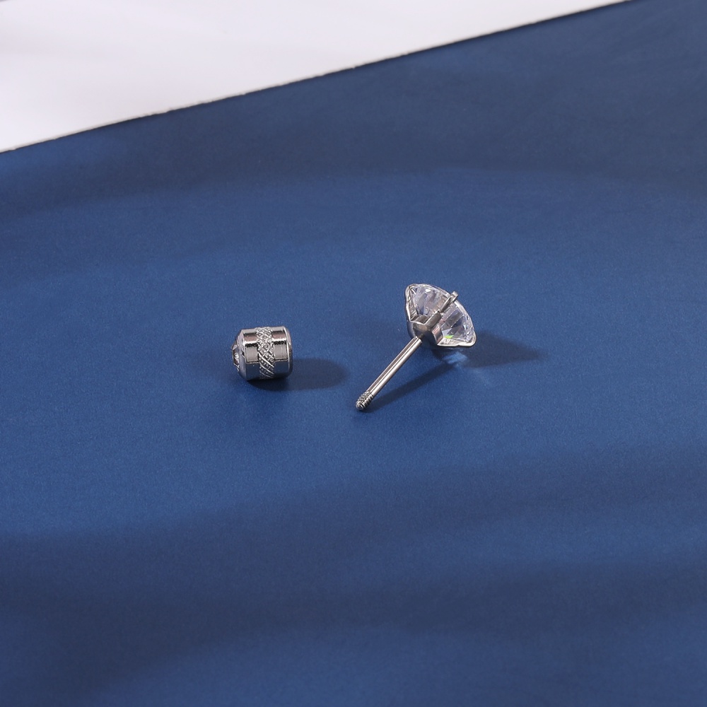 Set 4-24 Khuyên Tai Tròn 3/4/5/6MM Bằng Thép Không Gỉ Nhiều Màu