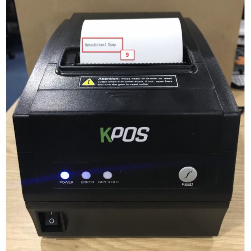 [CHÍNH HÃNG] Máy in hóa đơn KPOS ZY307