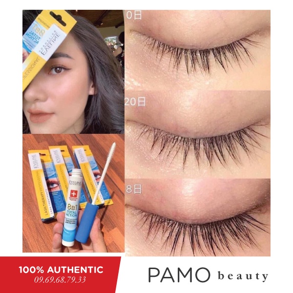 Huyết thanh dưỡng dài mi Eveline 8 in 1 Total Action | BigBuy360 - bigbuy360.vn