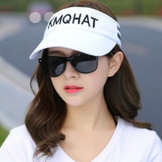 mũ lưỡi trai nửa đầu thê thao phong cách Hàn màu trắng, nón kết nửa đầu thời trang