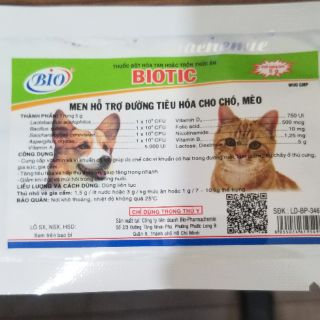 10 Gói Men Tiêu Hóa Chó Mèo Biotic