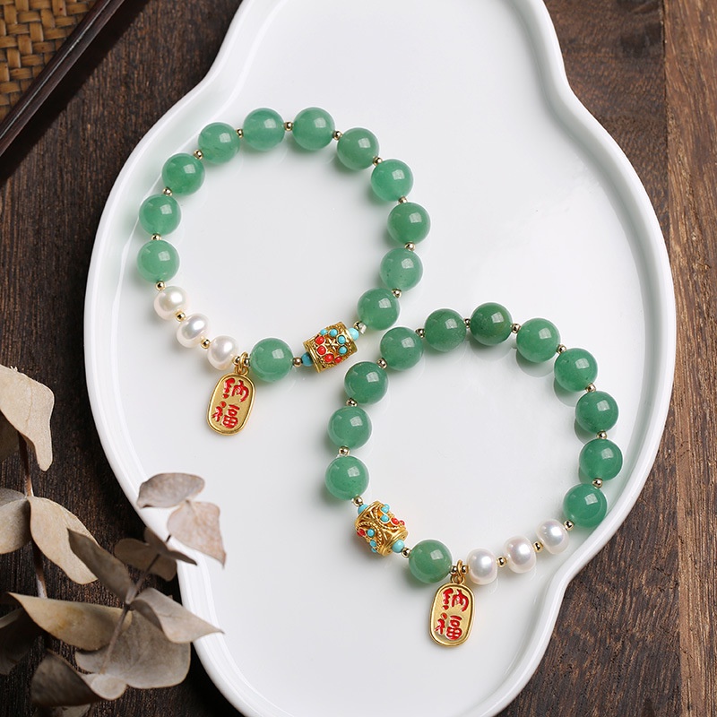 [Hàng Mới Về] Vòng Đeo Tay Chuỗi Hạt Phong Cách Trung Hoa