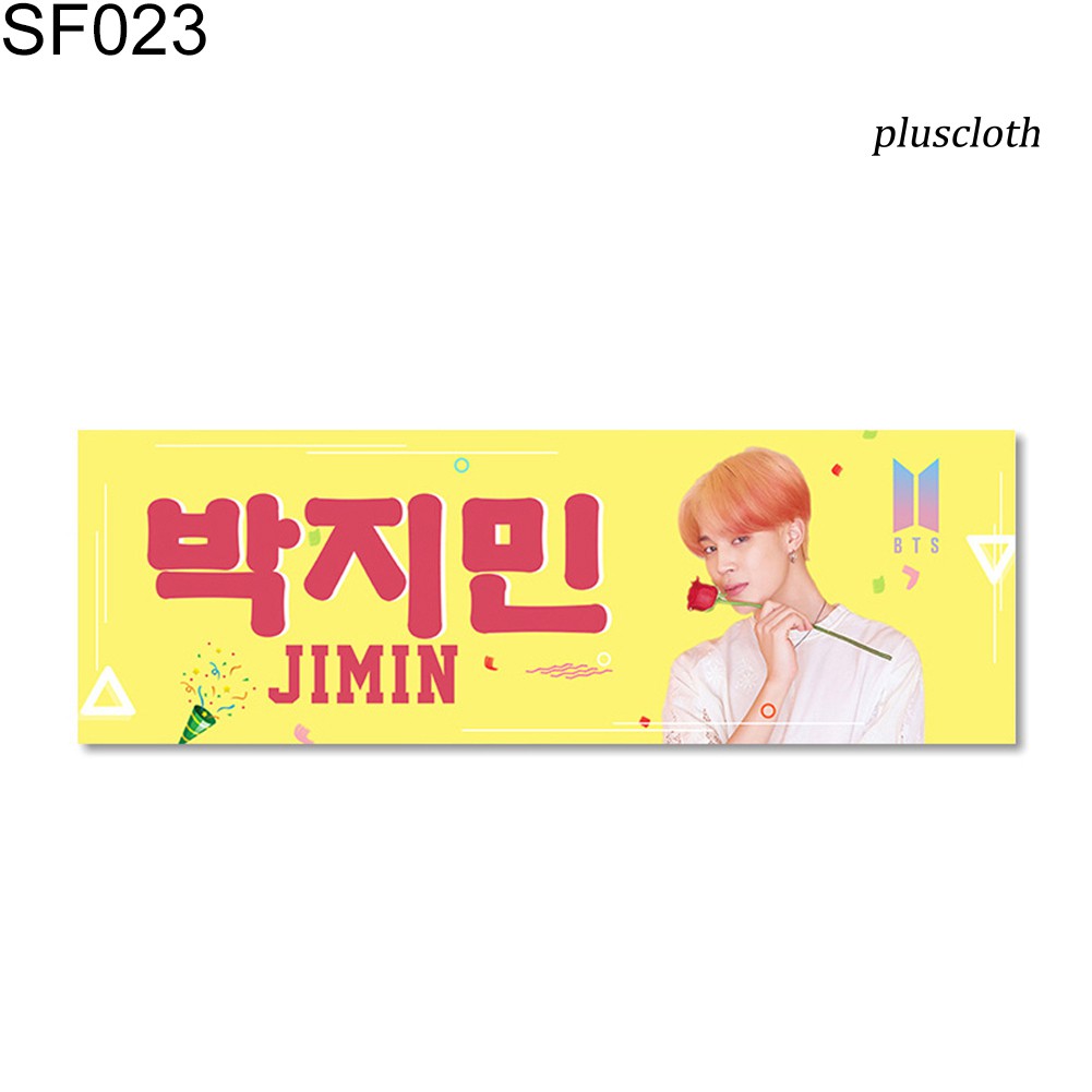 Banner Cổ Vũ Nhóm Nhạc Bts Jin Jungkook