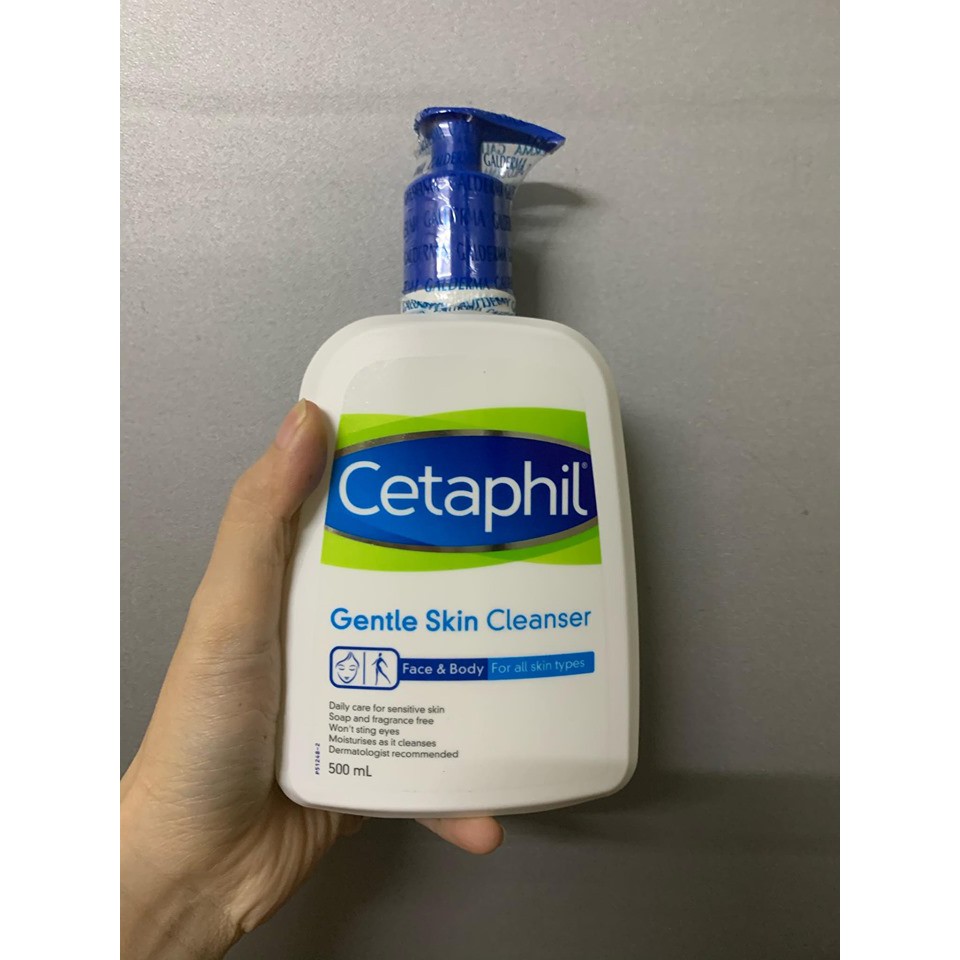 [Date 2022] Sữa rửa mặt dịu nhẹ Cetaphil 125ml - 500ml