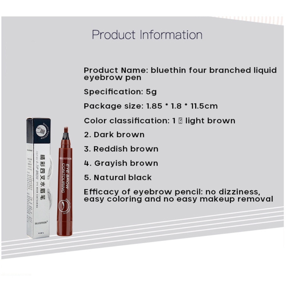 [Hàng mới về] Chì kẻ chân mày Suake 4 đầu phẩy sợi nét mảnh lâu trôi chống thấm nước | BigBuy360 - bigbuy360.vn