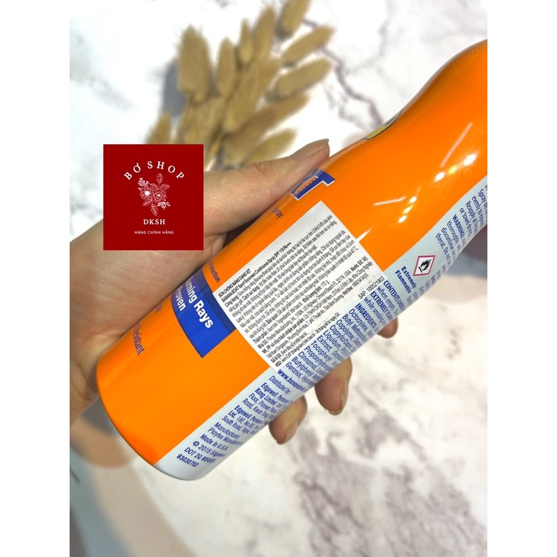HÀNG CHÍNH HÃNG - Xịt chống nắng thể thao banana boat SPF 100 DATE MỚI NHẤT 05/2024