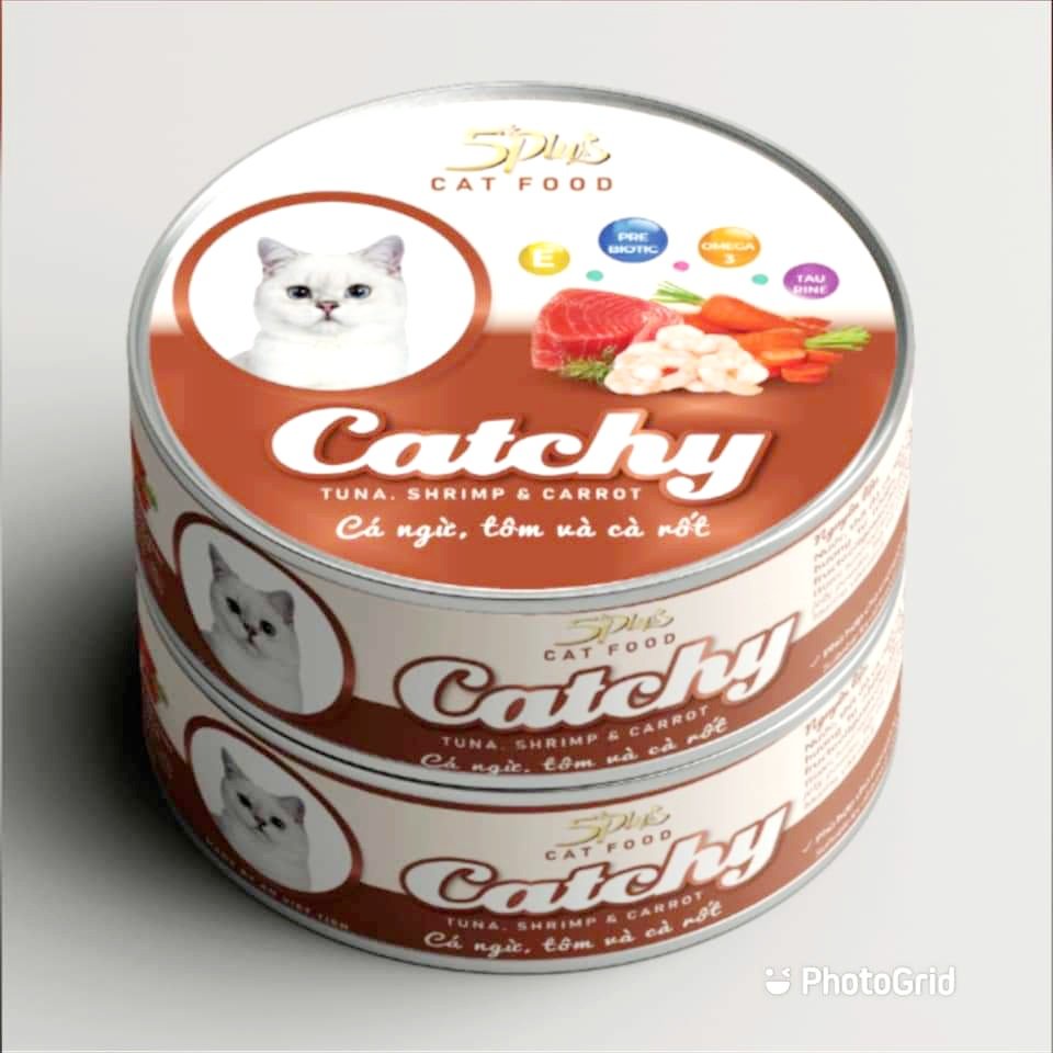 Pate Mèo Lon Catchy Đổi vị - cực thơm ngon - Lon 170g