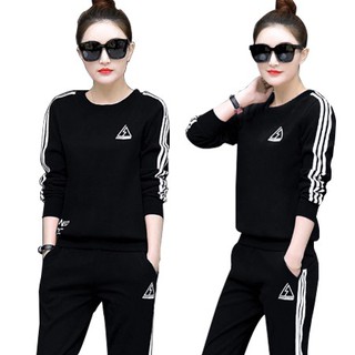 Bộ Đồ Thể Thao Áo sweater Tay Dài Kiểu Hàn Quốc Thời Trang Thu Đông Cho Nữ