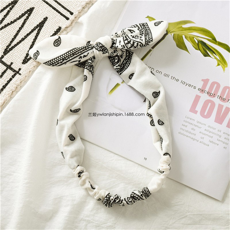 Dây Cột Tóc Tai Thỏ Co Giãn 6 Màu Sắc Lựa Chọn Cho Nữ