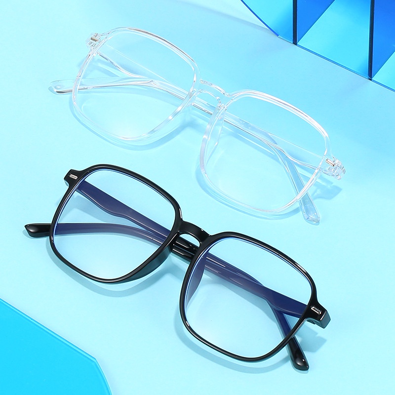 【0-600°】【Hàng Có Sẵn】Kính Cận Gọng Nhựa Chống Bức Xạ Ánh Sáng Xanh Dương Cho Nam Và Nữ
