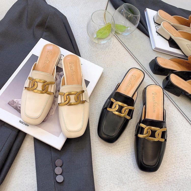 Dép sục nữ  khóa nối siêu xinh-S337