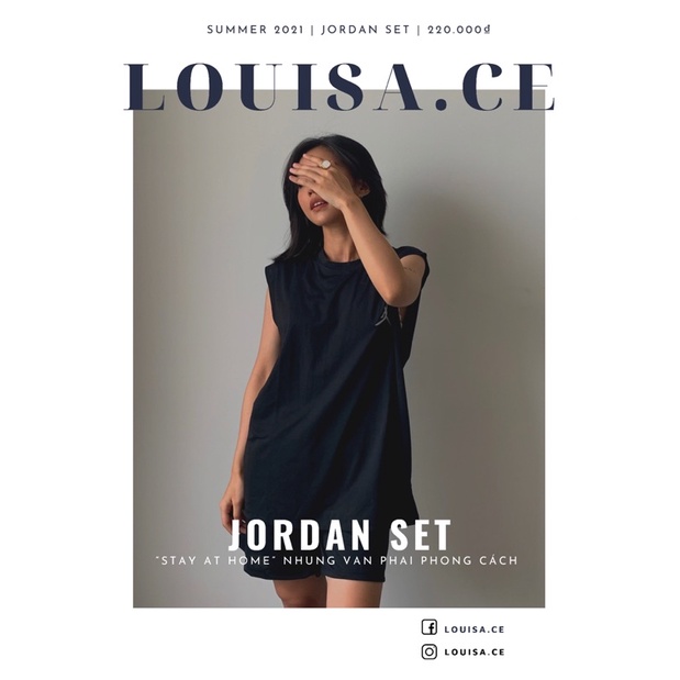 Set quần áo - JD Set Đen [Louisa.ce]