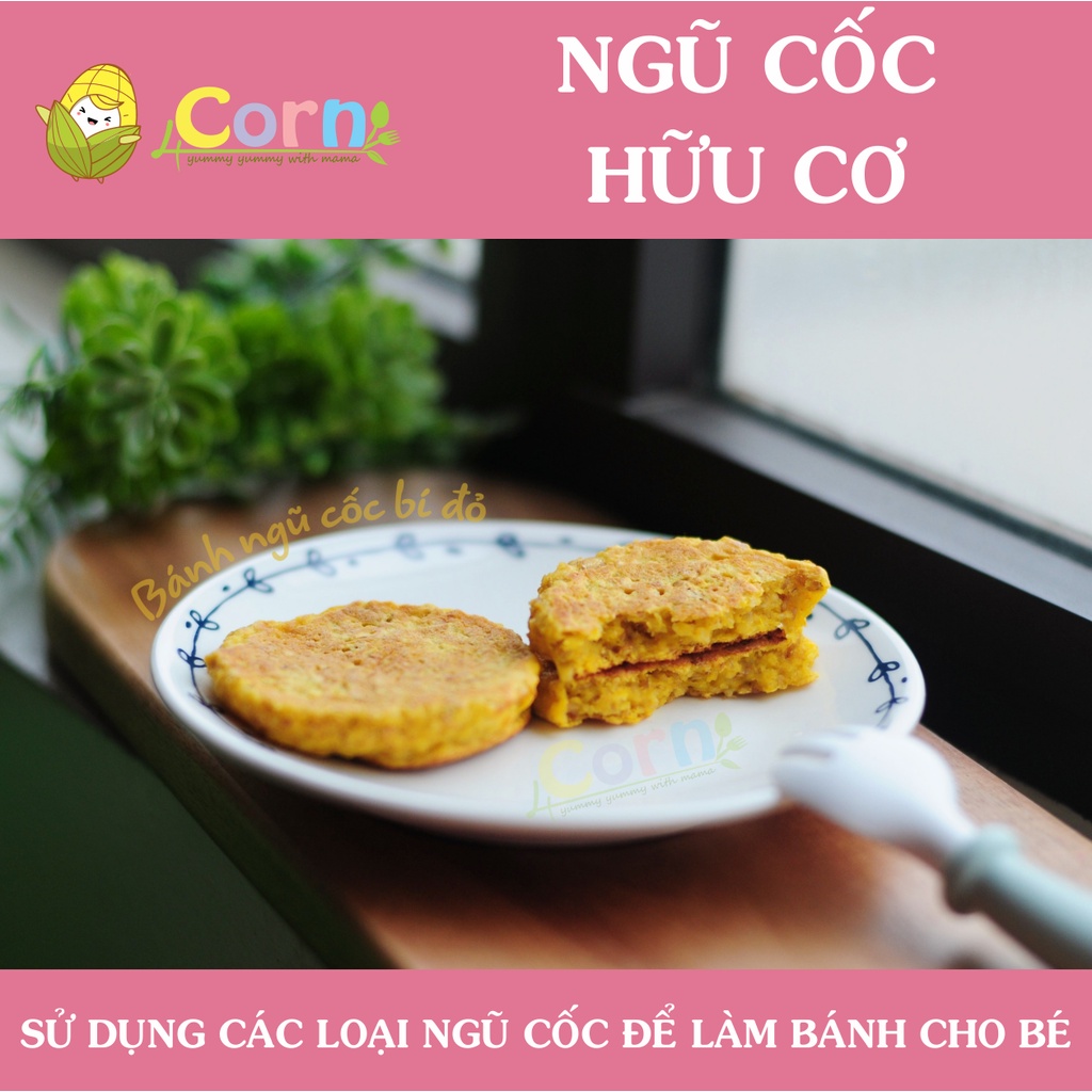 Các loại NGŨ CỐC hữu cơ (trái cây, socola, bắp, hỗn hợp) - Cho bé 6m+