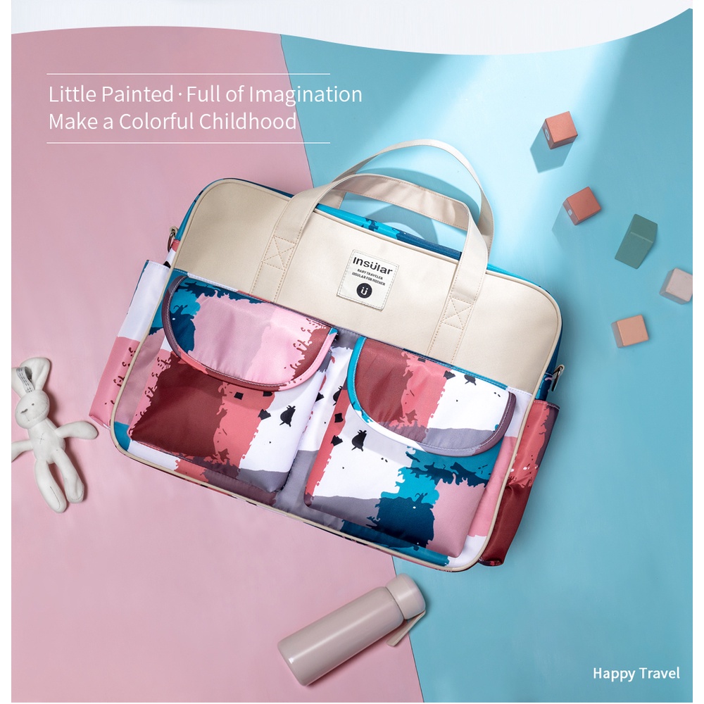 Insular Túi Xách Đeo Vai Đựng Tã Em Bé Cho Phụ Nữ Mang Thai