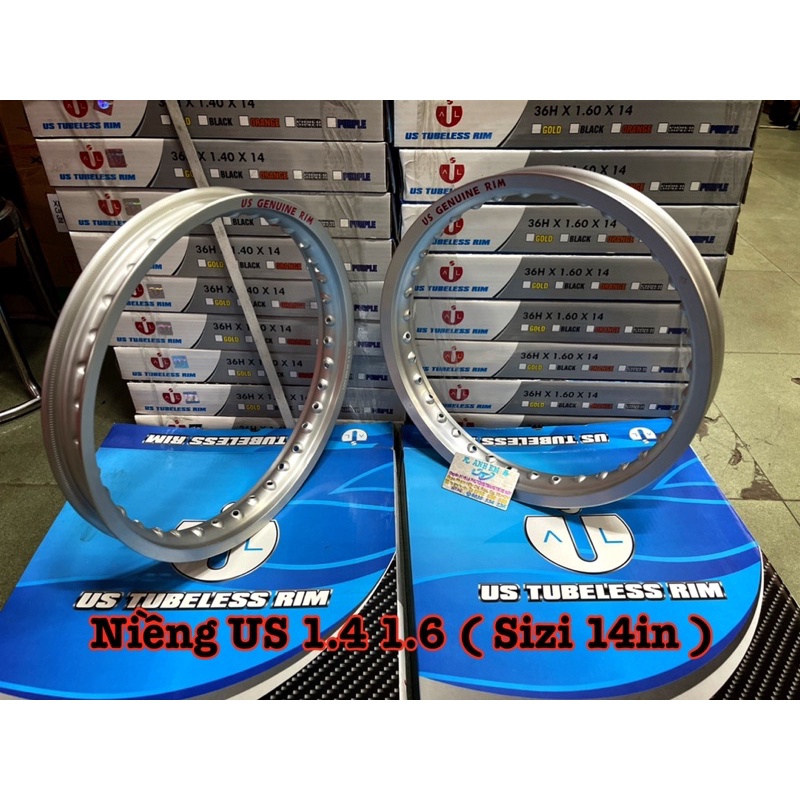 Niềng US Size 1.2 1.4 1.6 Có Đủ :Thương Hiệu Mã Lai Nhé&gt;&gt;&gt;&gt;