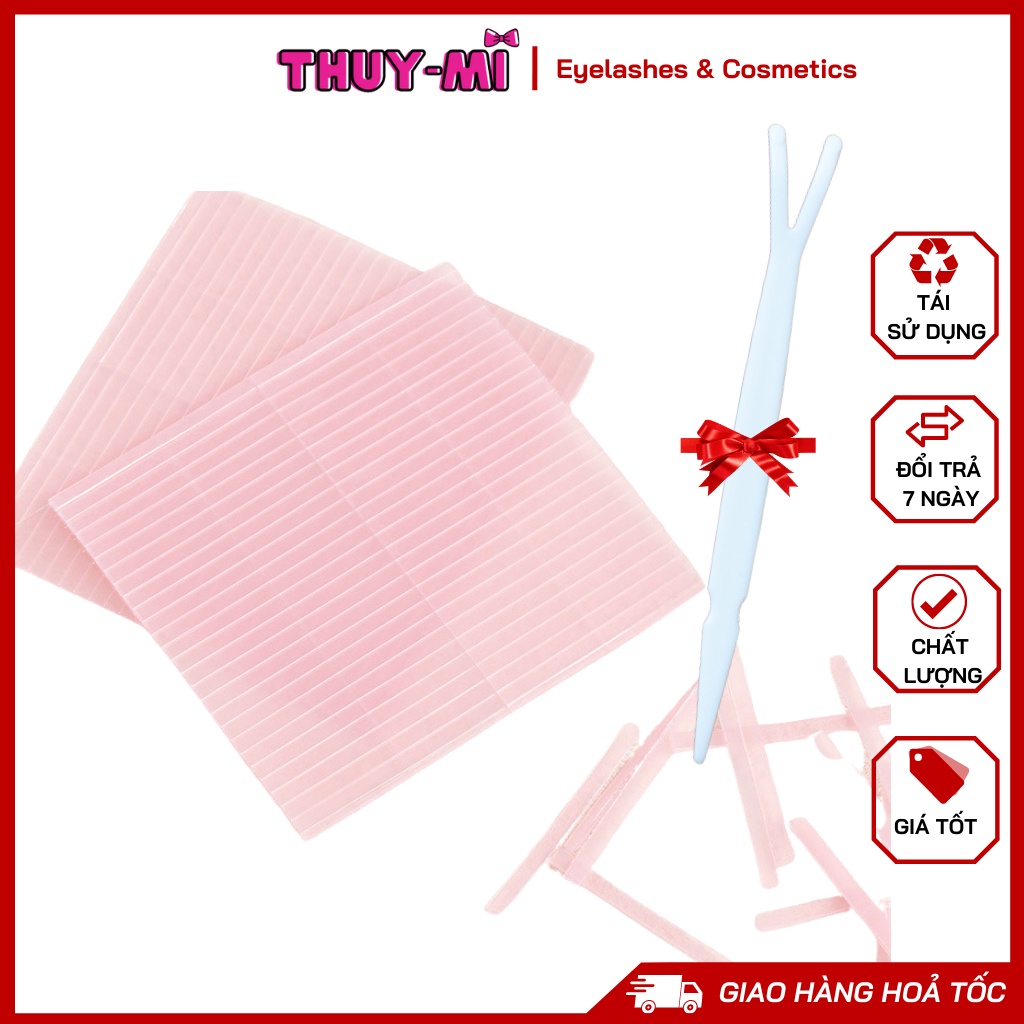 Set 02 Vỉ Chỉ Kích Mí Tặng Kèm Que Đẩy Mí Chữ Y