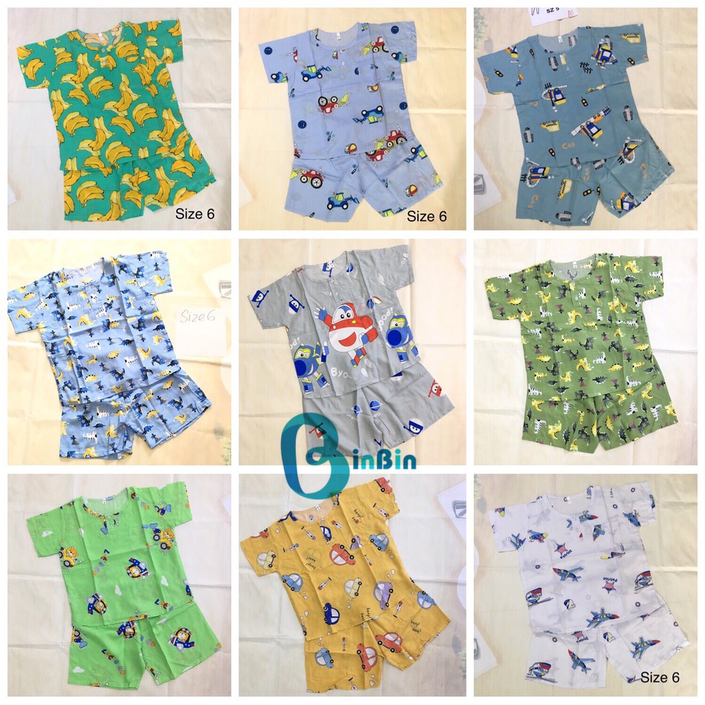 Bộ lanh cho bé trai đồ tole lanh trẻ em loại 1 size 6-17kg