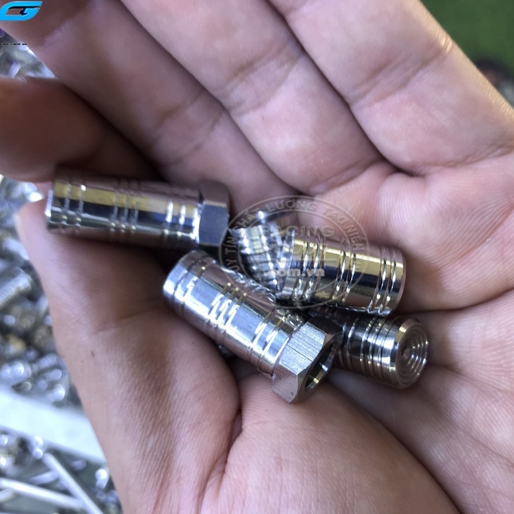 Chụp Van Vòi Salaya Chất Liệu Inox 304 Không Xuống Màu Hình Trụ (1 Cặp)