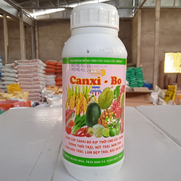 Phân bón Caxi Bo chống rụng bông rụng trái tăng đậu trái, nứt trái đẹp trái chống thối trái