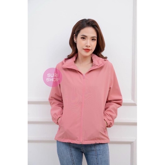 Áo khoác gió nữ 2 lớp cao cấp Hidoli chính hãng