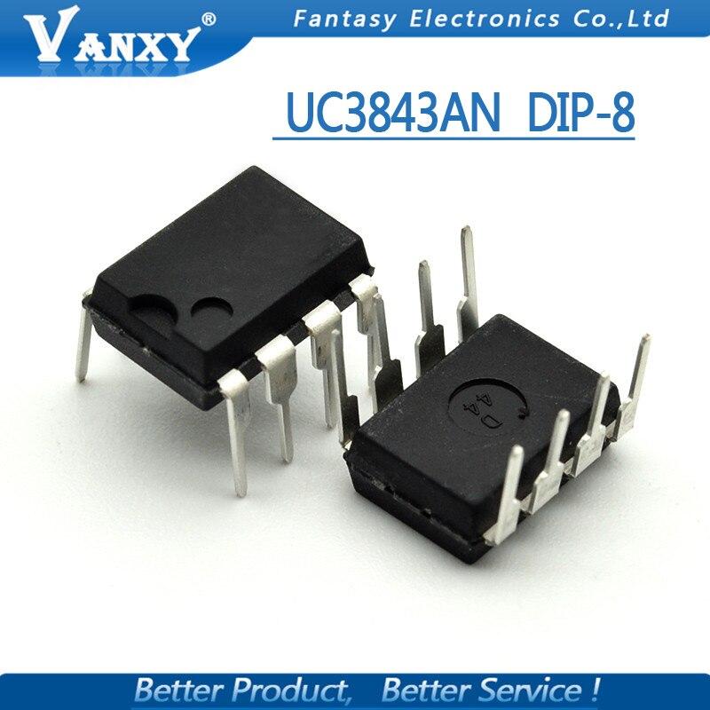 Bộ 10 Linh Kiện Điện Tử Ic Uc3843An Dip8 Uc3843A Dip Uc3843 3843an Dip-8 Uc3843B Uc3843