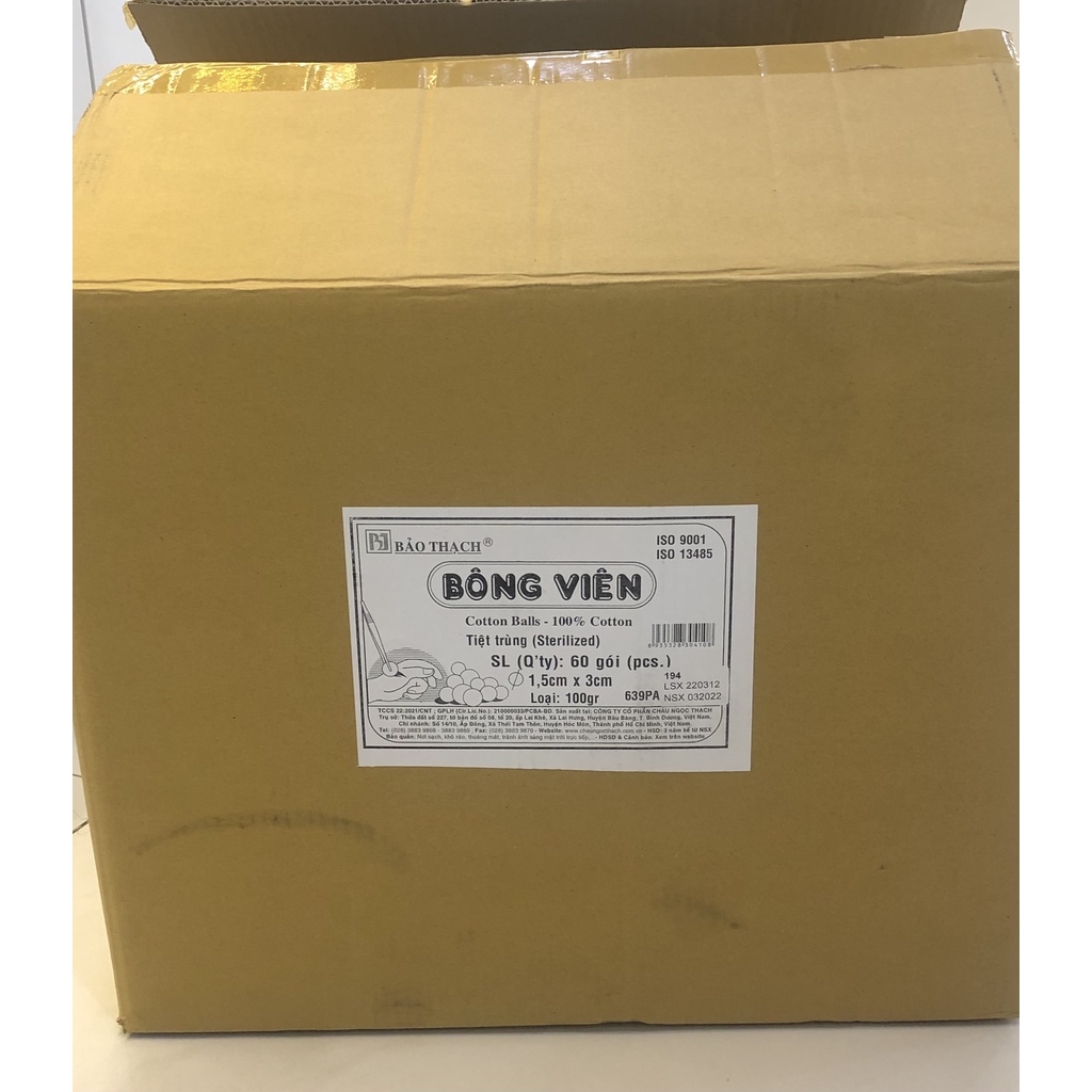 Bông Gòn Viên Bảo Thạch 100G