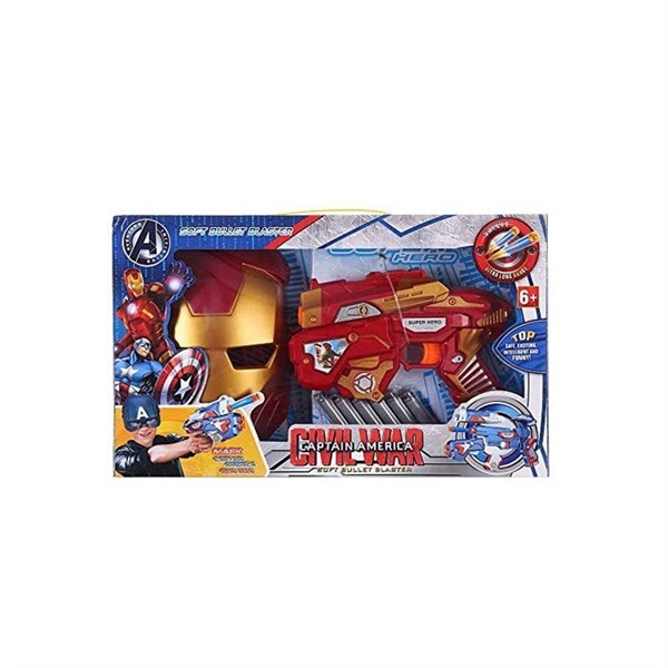 Đồ chơi mô hình phóng mút kèm phụ kiện Iron man