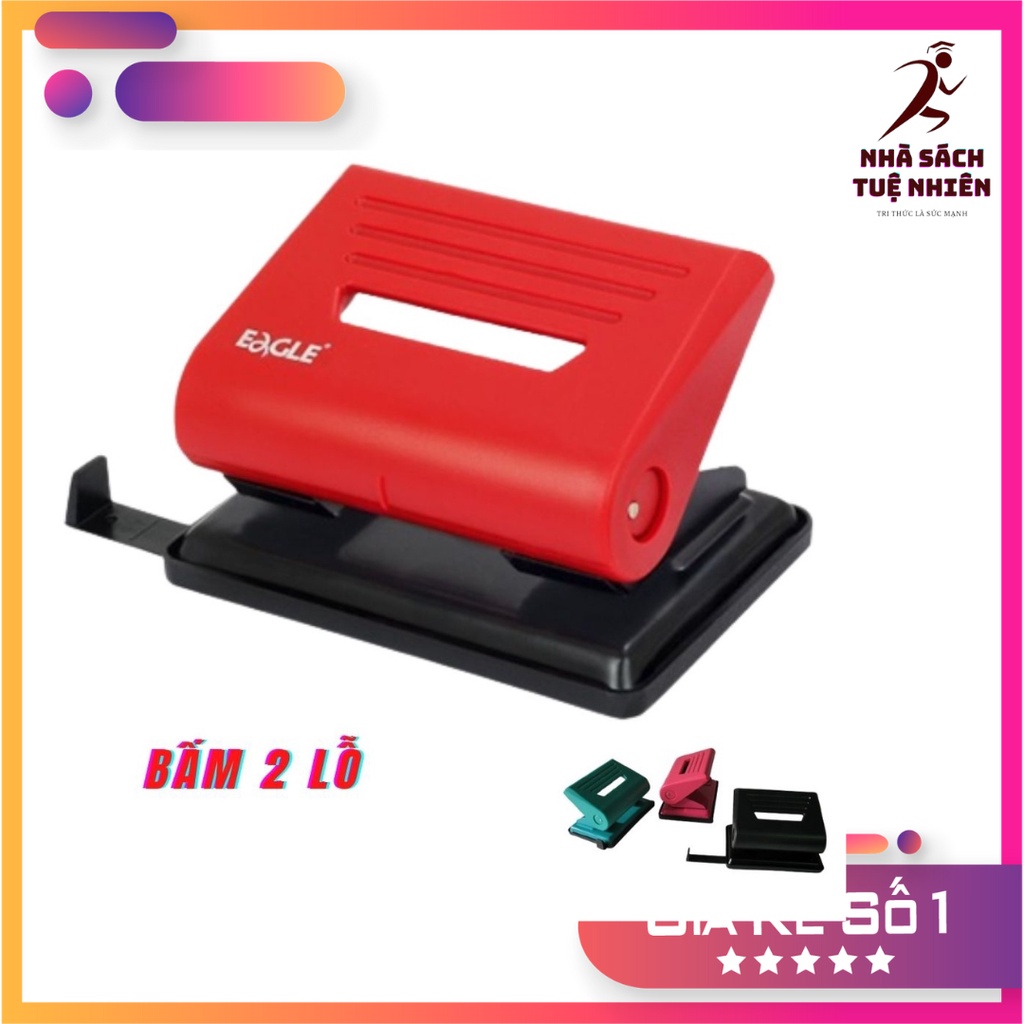 Bấm lỗ giấy sổ còng Eagle 837 bấm 20 tờ đồ đục lỗ giấy CAM KẾT CHẤT LƯỢNG