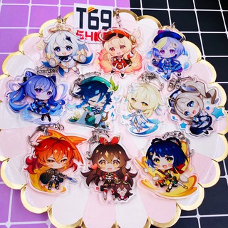 [20 Mẫu] Móc khóa mica game Genshin Impact - Mẫu 6