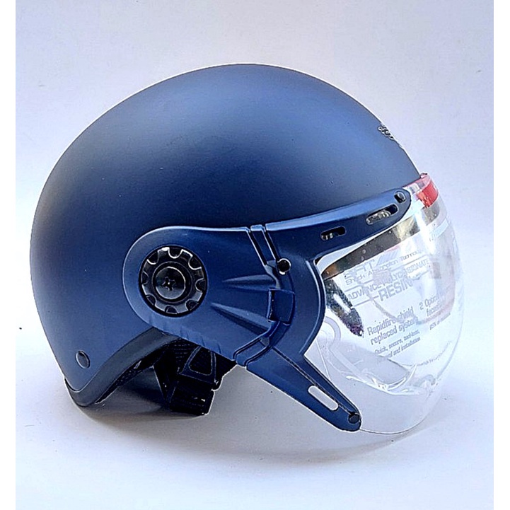 Mũ bảo hiểm nửa đầu có kính siêu đẹp - VS105k -đủ màu - bảo hành 12 tháng