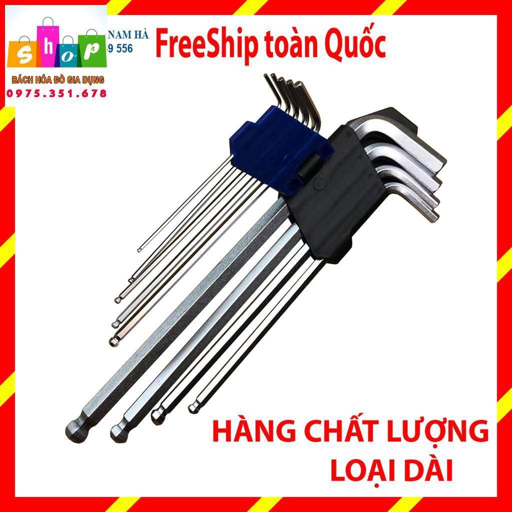 Bộ lục giác đầu bi, đầu hoa thị đa năng 9 món / bộ lục lăng / bo luc giac / bộ lục giác xịn / bộ lục giác-Giadung24h