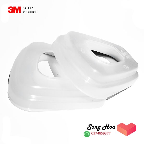 [GIÁ SỈ] Trọn bộ mặt nạ 3M 6200 kèm phin lọc 3M 6001CN + bông lọc 3M 5N11CN + nắp 3M 501