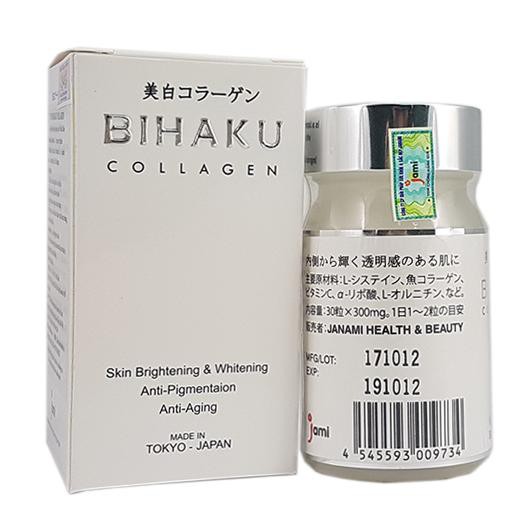 (Date 2023) Viên uống Bihaku Collagen nhập khẩu Nhật Bản | Thế Giới Skin Care