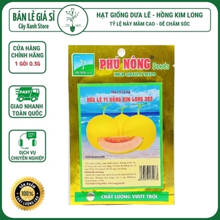 Dưa Lê Siêu Trái Siêu Ngọt Hồng Kim Long F1 383 - Phú Nông Seeds - Key: Đất sạch, Phân Bón, Hữu Cơ, Xơ Dừa