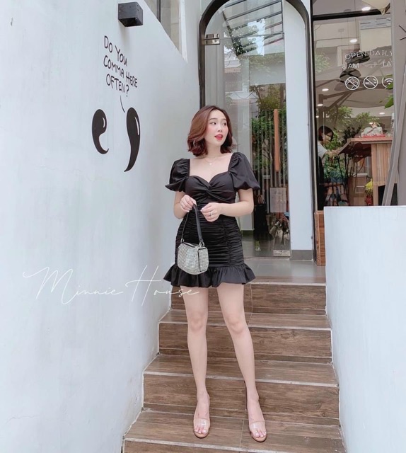Đầm body nhun cut out bigsize 55kg-90kg | BigBuy360 - bigbuy360.vn