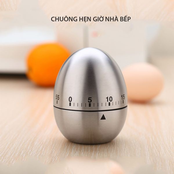 Đồng Hồ Hẹn Giờ Hình Quả Trứng Pomodoro, nhắc nhở tránh cháy nổ, hộ trợ người già làm bếp, trẻ con học tập hiệu quả.