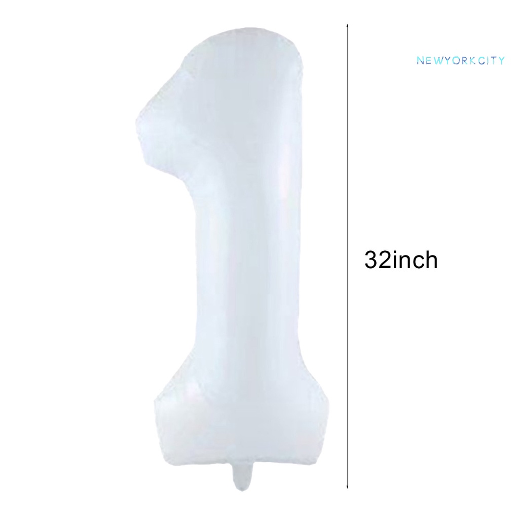 1 Bong Bóng Hình Chữ Số 32Inch Bằng Lá Nhôm Dùng Trang Trí Tiệc Sinh Nhật