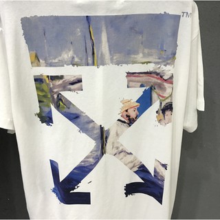 ⚡️[CHỈ 1 NGÀY] Áo Thun OFFWHITE Sơn Dầu SS19 Kèm Mác