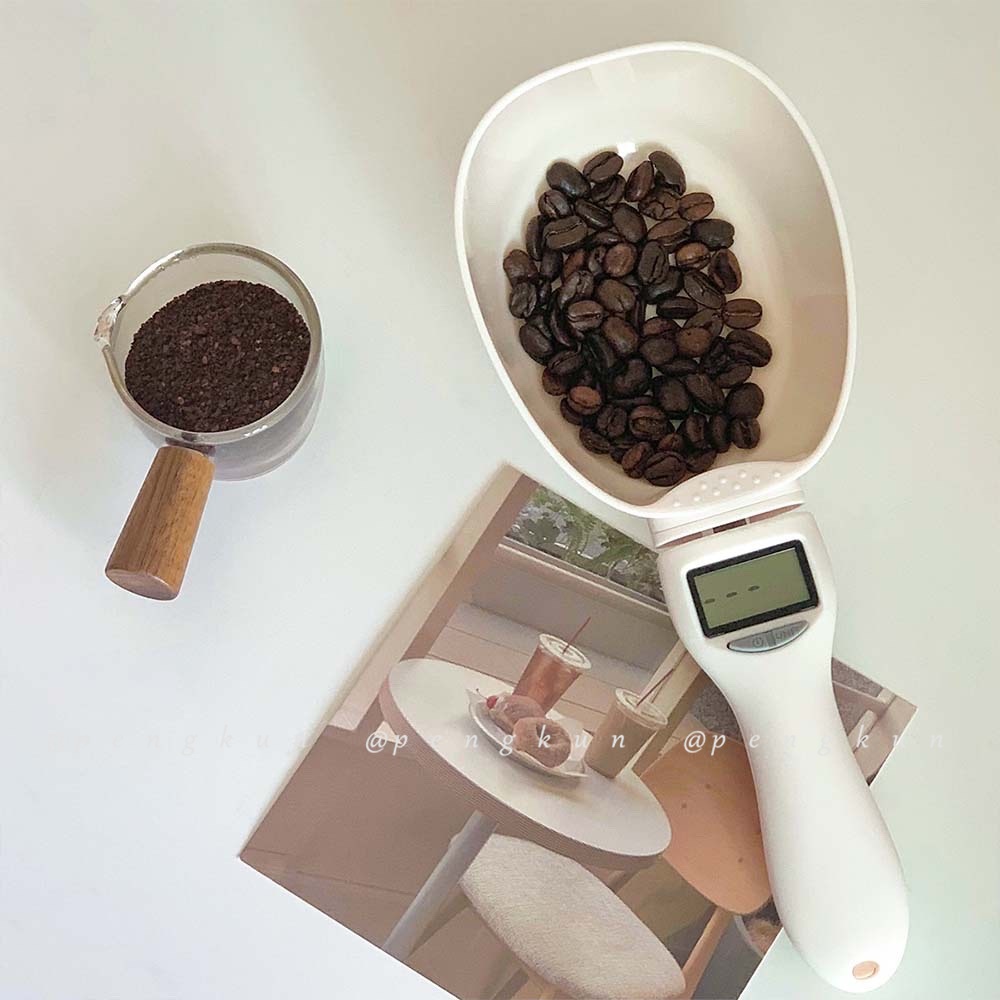 Muỗng Điện Tử Đo Lường Cà Phê / Thức Ăn Cho Thú Cưng Với Tay Cầm Dài Tiện Dụng