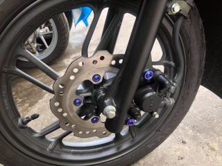 Ốc titan gr5 đĩa 6li15 6x15 mỏng cho air blade vario air blade ab 2020