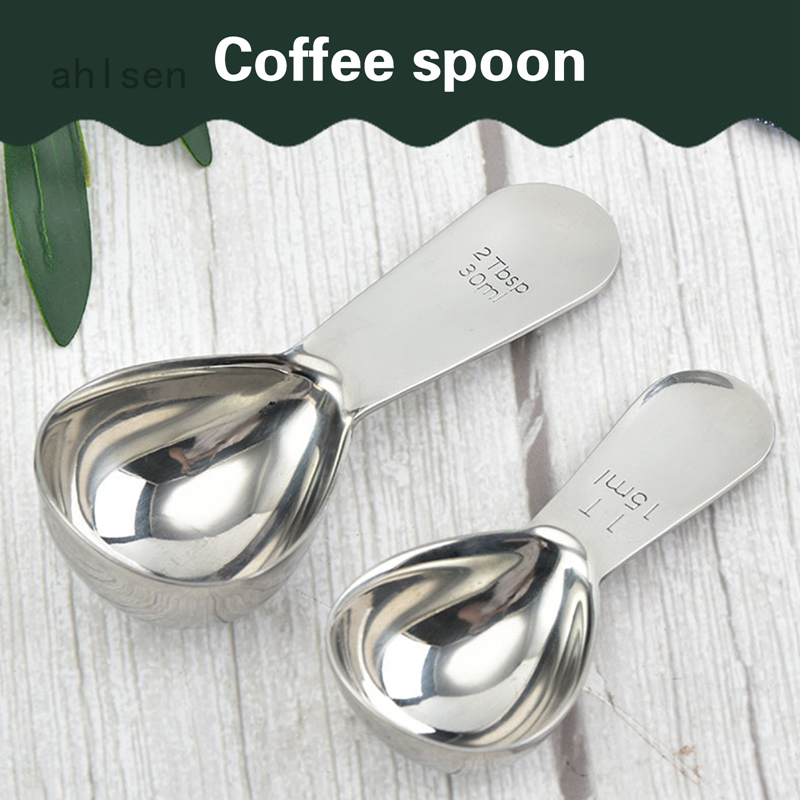 Coffee Scoop: U-Taste Durable 18/8 Stainless Steel Measuring Coffee Scoop 1 tablespoon &amp; 2 tablespoon: