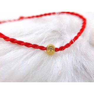 lắc tay chỉ đỏ may mắn bi bạc