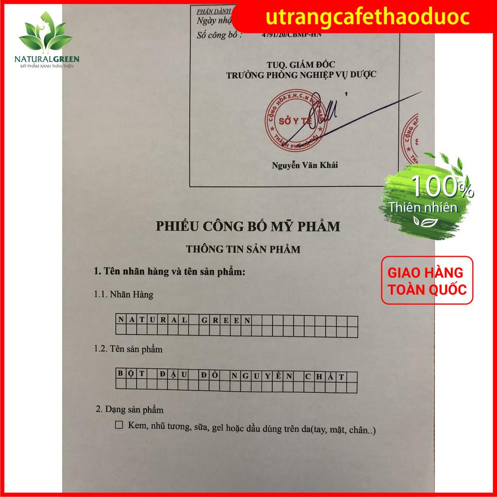 ( COMBO 3 SẢN PHẨM ) Bột đậu đỏ nguyên chất + Ủ sữa non kích trắng+ Cọ đắp mặt dưỡng da mờ tâm nám , phục hồi da hư tổn