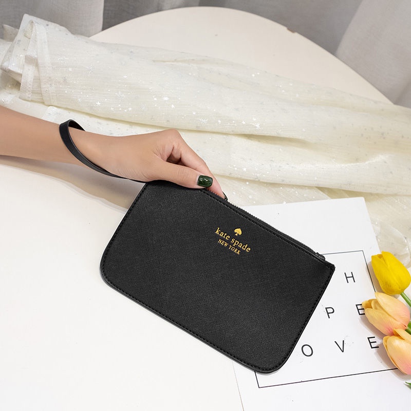 Ví Da PU Cầm Tay Họa Tiết Trái Tim Thời Trang Cho Nữ