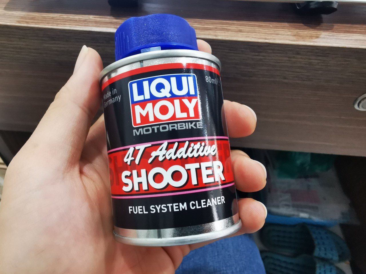 Vệ Sinh Buồng Đốt Kim Phun FI Liqui Moly Additive Shooter 7916 80ml