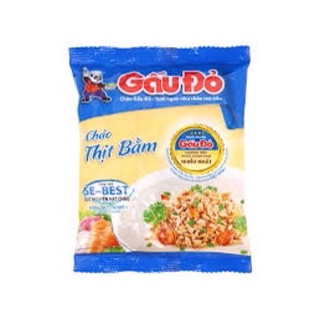 5 gói cháo gấu đỏ thịt bằm ( gói 50g )
