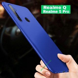 Ốp lưng Realme 5 Pro / Realme Q dẻo màu TPU siêu mỏng cao cấp ôm khít máy 1